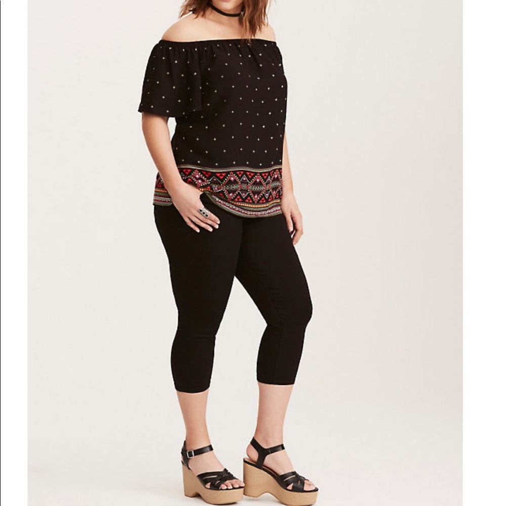 Torrid Size 2 - Off Shoulder Top - Picture 9 of 9